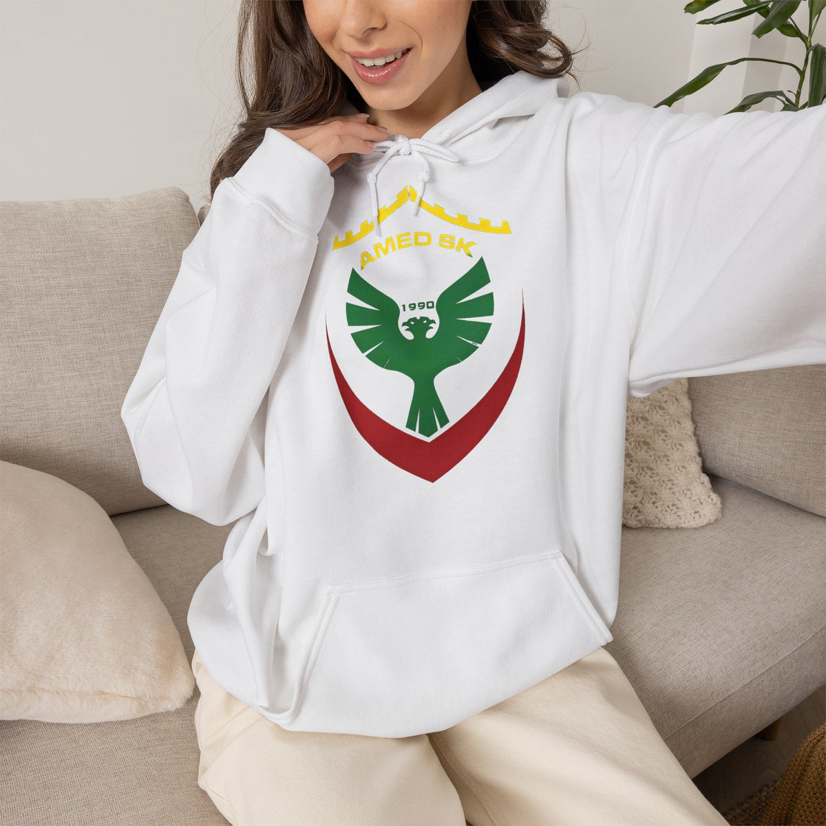 Amed SK 1990 Wappen Fußball fan - Unisex Hoodie