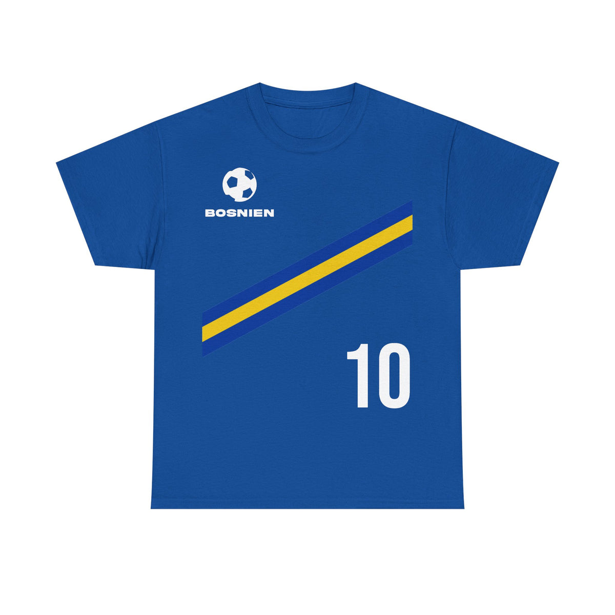Bosnia Wappen Flagge Stolz Heimat Fußball fan Geschenkidee - Unisex T-Shirt