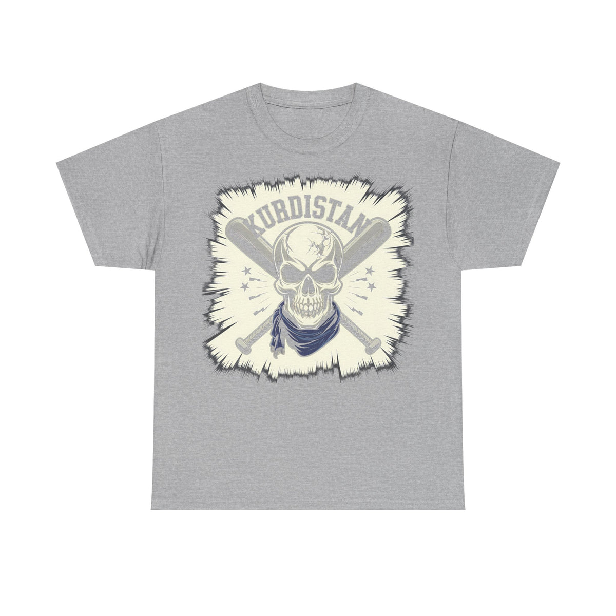 Camiseta unisex con escudo, bandera y regalo para los aficionados del Kurdistán: Azadi, patria
