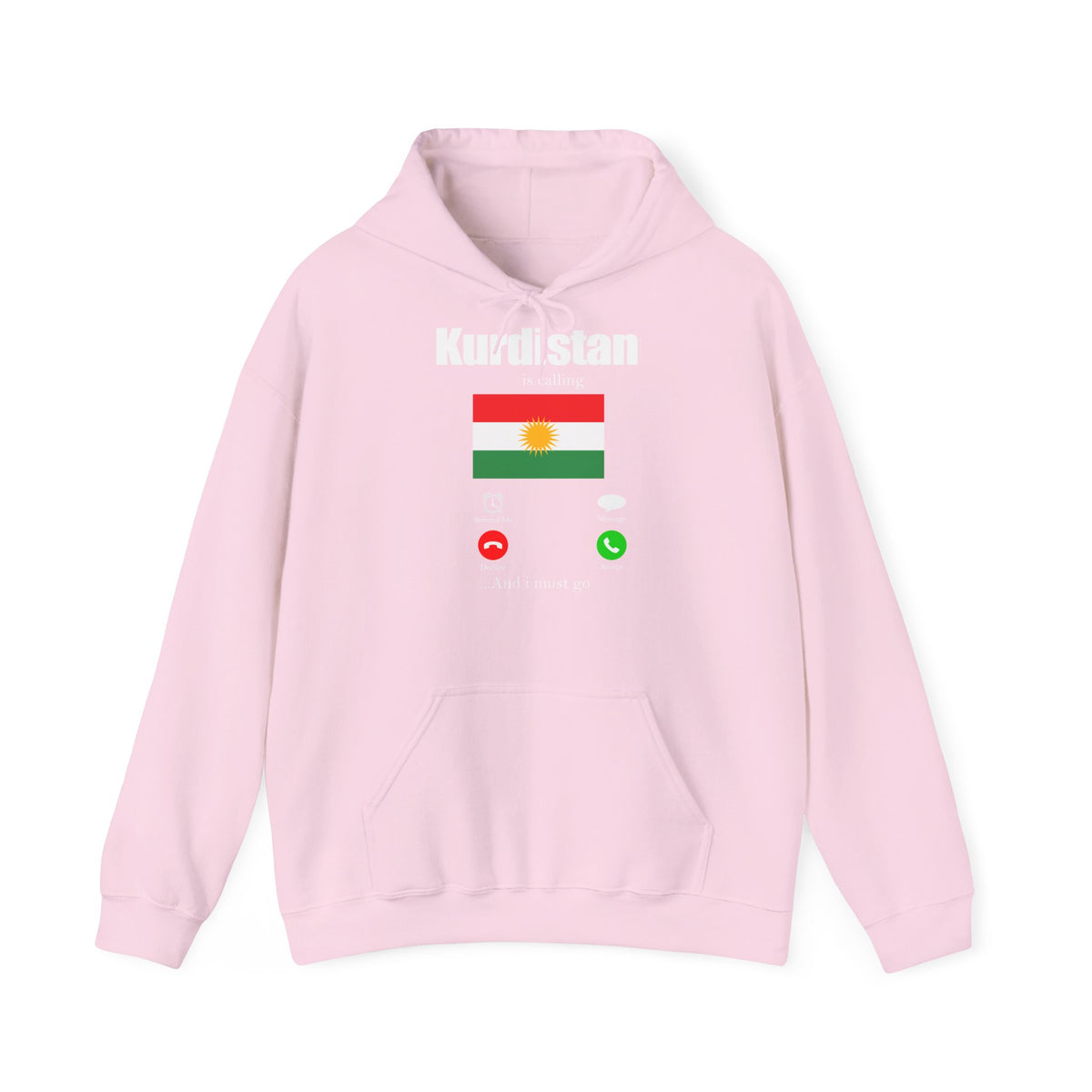 Kurdistan patria orgoglio stemma bandiera sport calcio regalo per tifosi - felpa con cappuccio unisex
