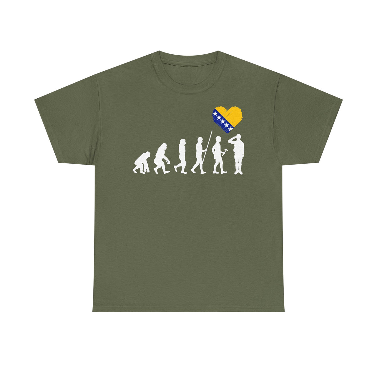 Bosnia escudo bandera orgullo patria aficionado al fútbol idea de regalo - Camiseta unisex