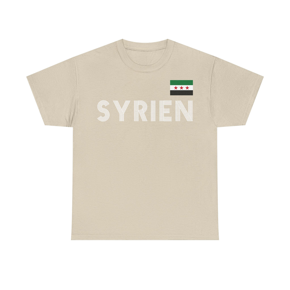 Syria Syrien Wappen Flagge Heimat Sport Fan Geschenkidee - Unisex T-Shirt