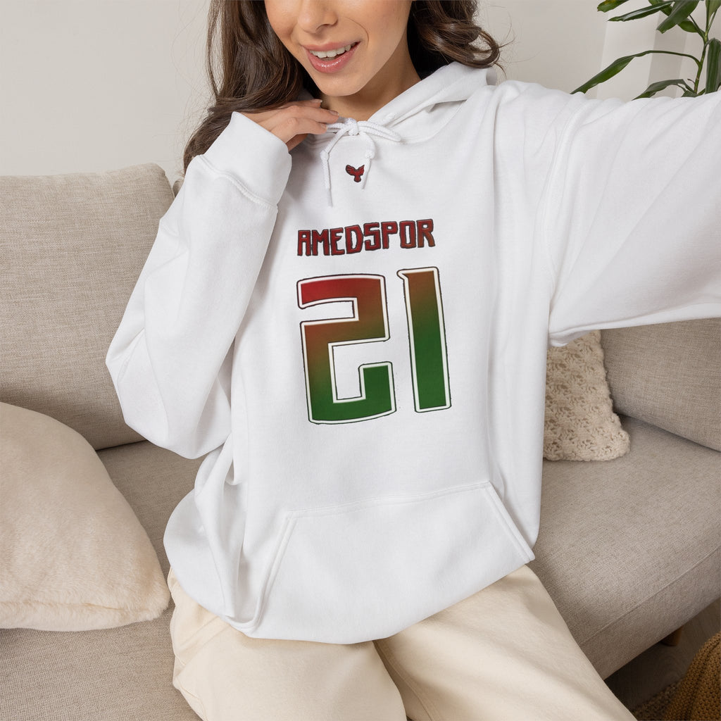 Amedspor 21 Edel Wappen 1990 SK fan Fußball - Unisex Hoodie
