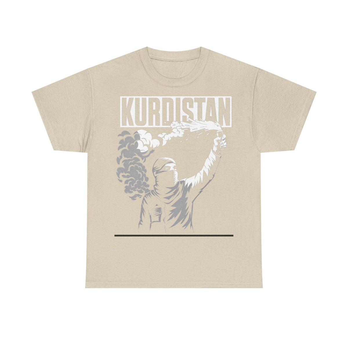 Camiseta unisex con escudo, bandera y regalo para los aficionados del Kurdistán: Azadi, patria