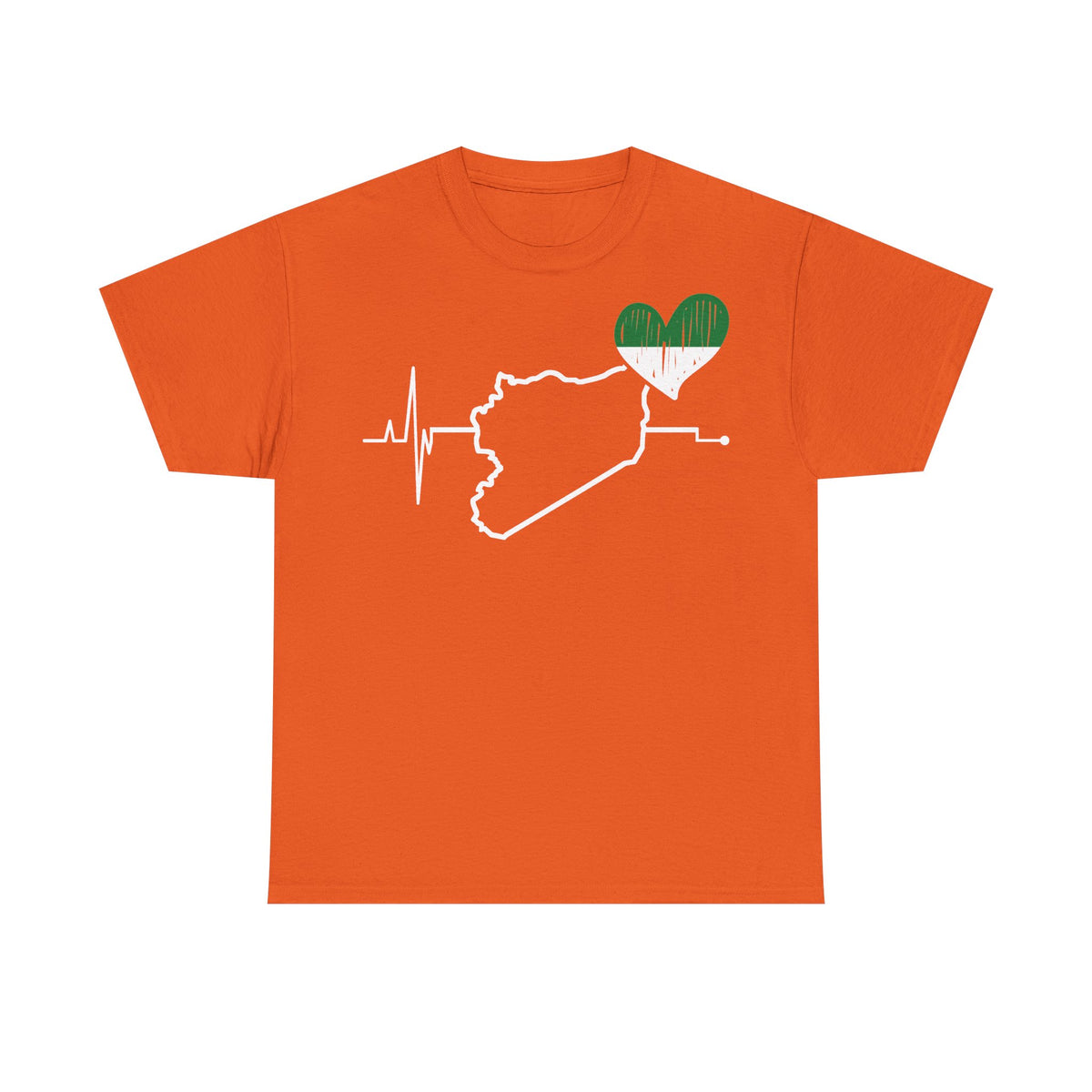Syria Syrien Wappen Flagge Heimat Sport Fan Geschenkidee - Unisex T-Shirt