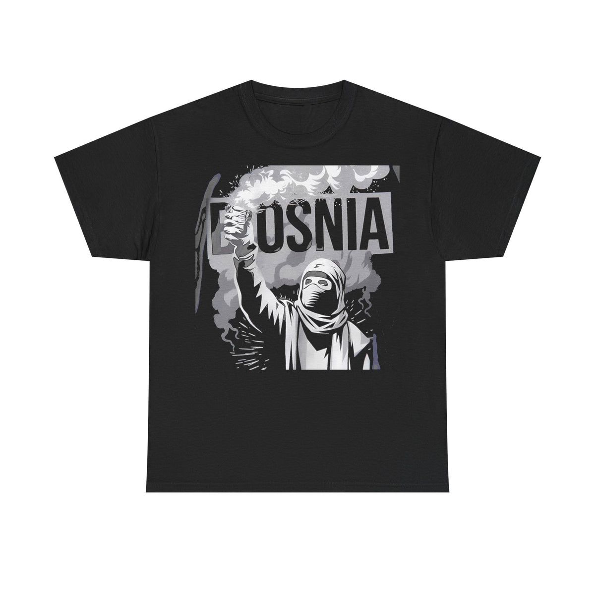 Bosnia escudo bandera orgullo patria aficionado al fútbol idea de regalo - Camiseta unisex