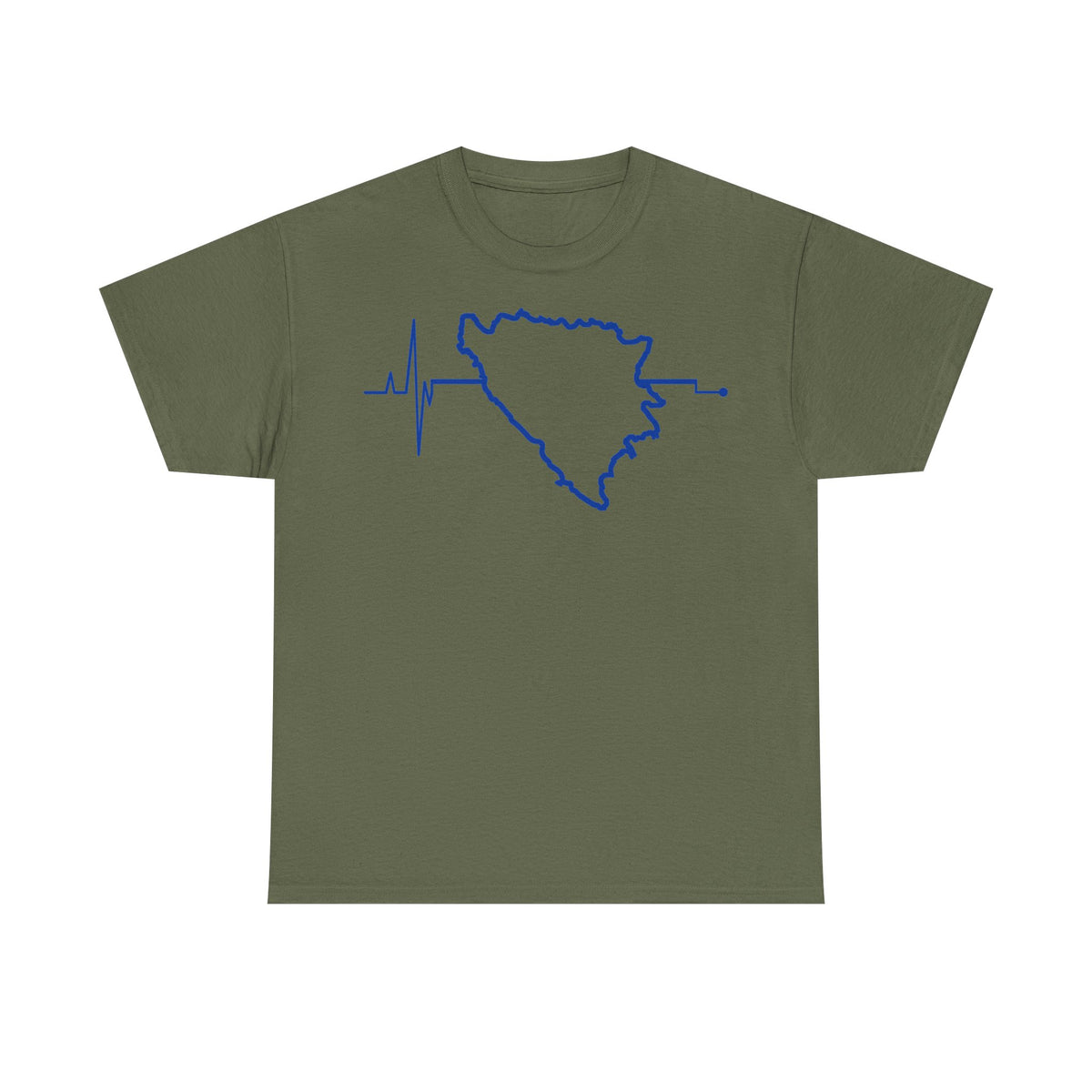 Bosnia escudo bandera orgullo patria aficionado al fútbol idea de regalo - Camiseta unisex