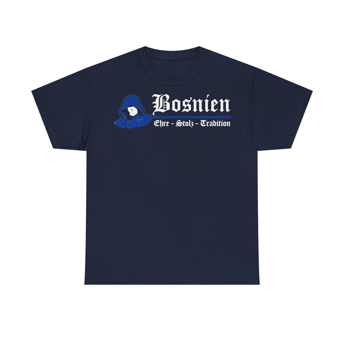 Bosnia Wappen Flagge Stolz Heimat Fußball fan Geschenkidee - Unisex T-Shirt