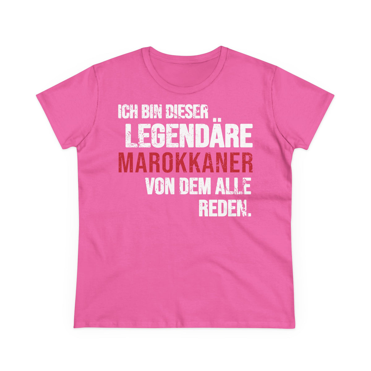 Escudo de Marruecos, bandera de Marruecos, orgullo, aficionada al fútbol y al deporte, idea de regalo - Camiseta para mujer