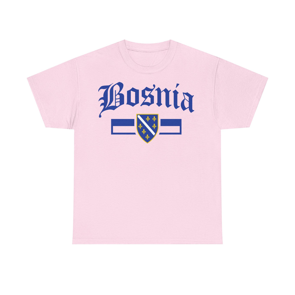 Bosnia escudo bandera orgullo patria aficionado al fútbol idea de regalo - Camiseta unisex