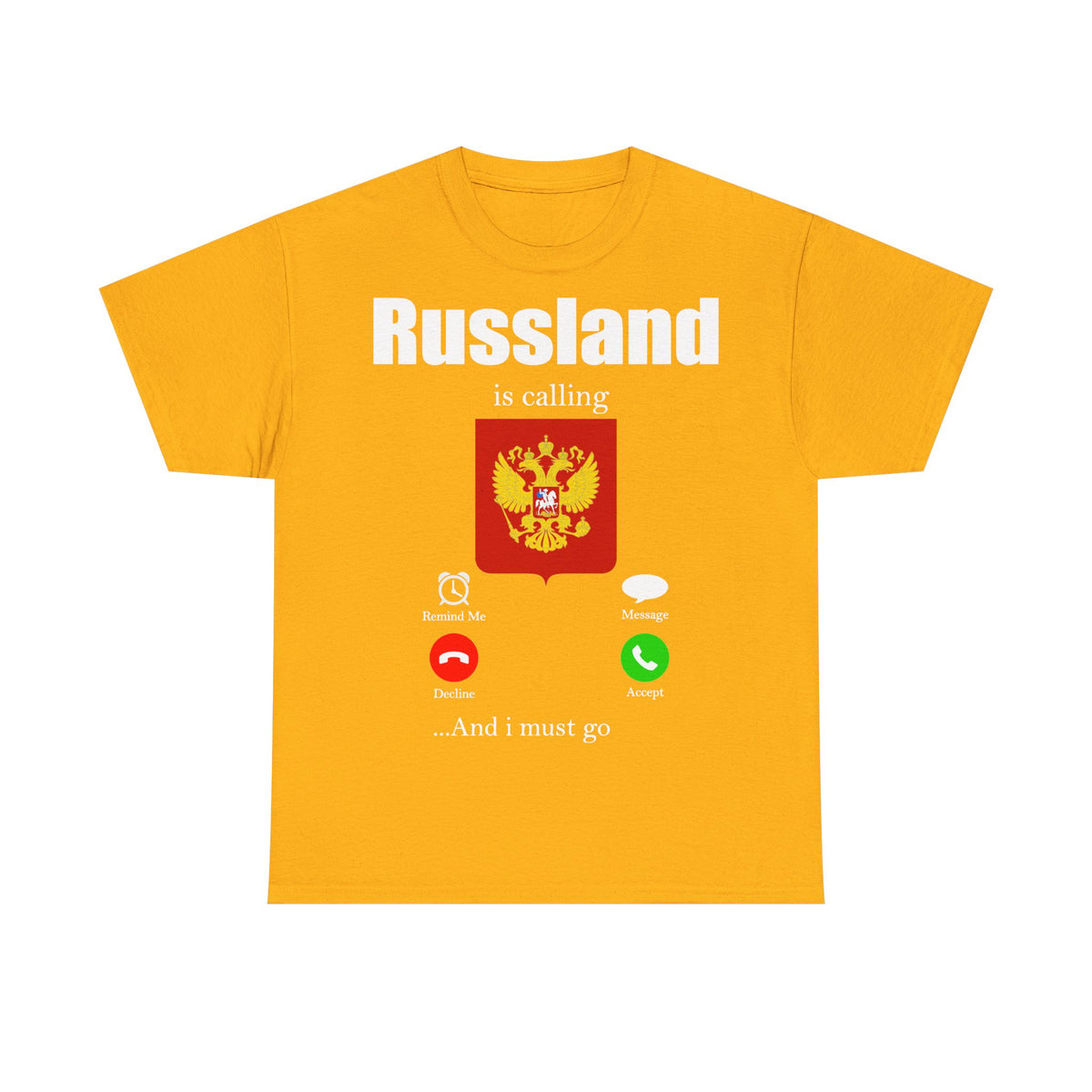 Rusia Rusia Moscú águila bandera escudo regalo deporte aficionado moda - Camiseta unisex