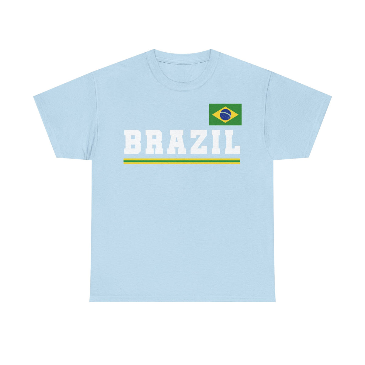 Brazil Brasilien Wappen Flagge Sport Fan Fußball Geschenkidee - Unisex T-Shirt
