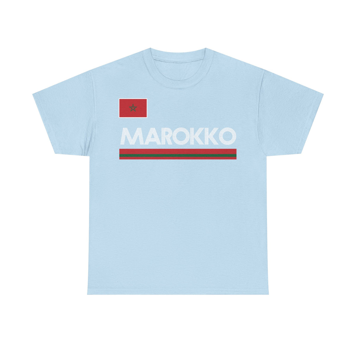 Marruecos Escudo Morocco Bandera Orgullo Fútbol Fan Deporte FIdea de regalo - Camiseta unisex