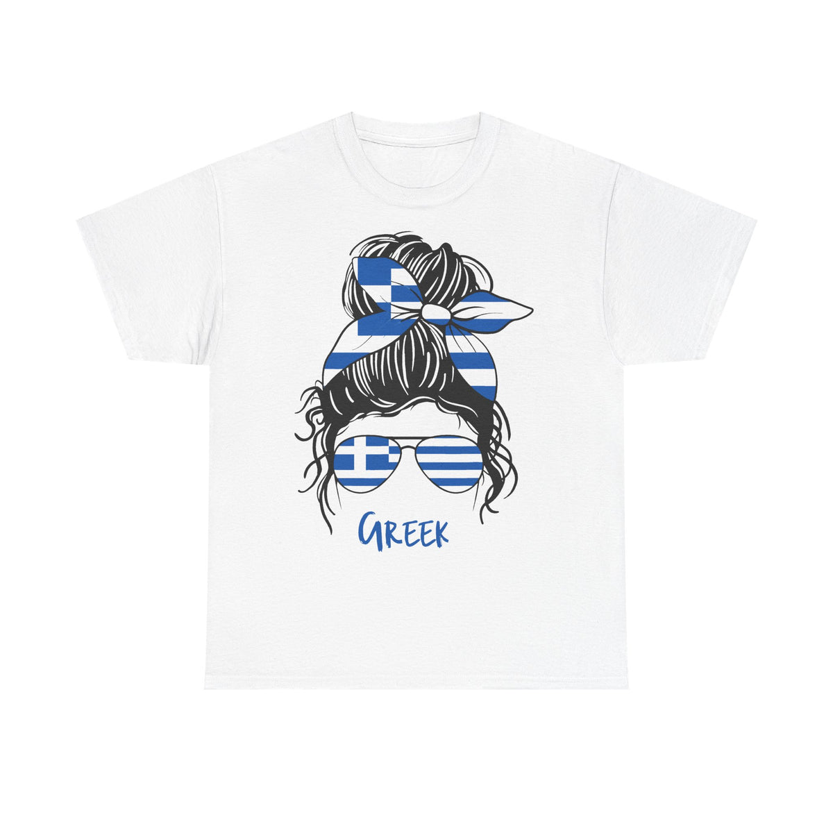Grecia Grecia Bandera Escudo Patria Fútbol Deporte Aficionado Idea de regalo - Camiseta unisex