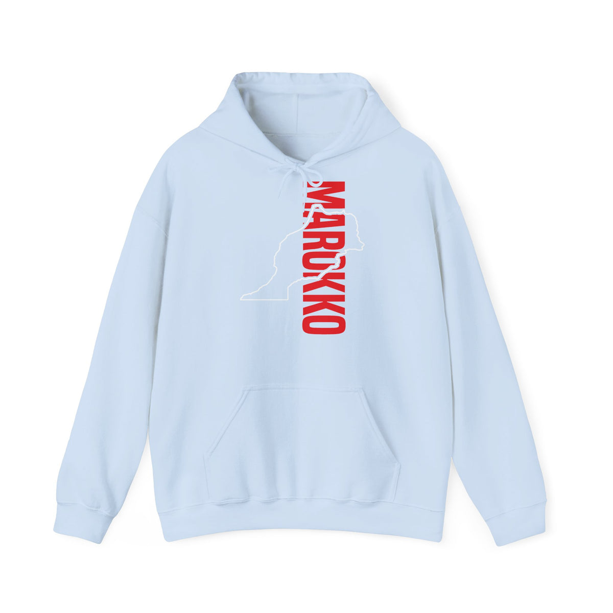 Stemma del Marocco Bandiera del Marocco Orgoglio Tifoso di calcio Sport Idea regalo - Felpa con cappuccio unisex