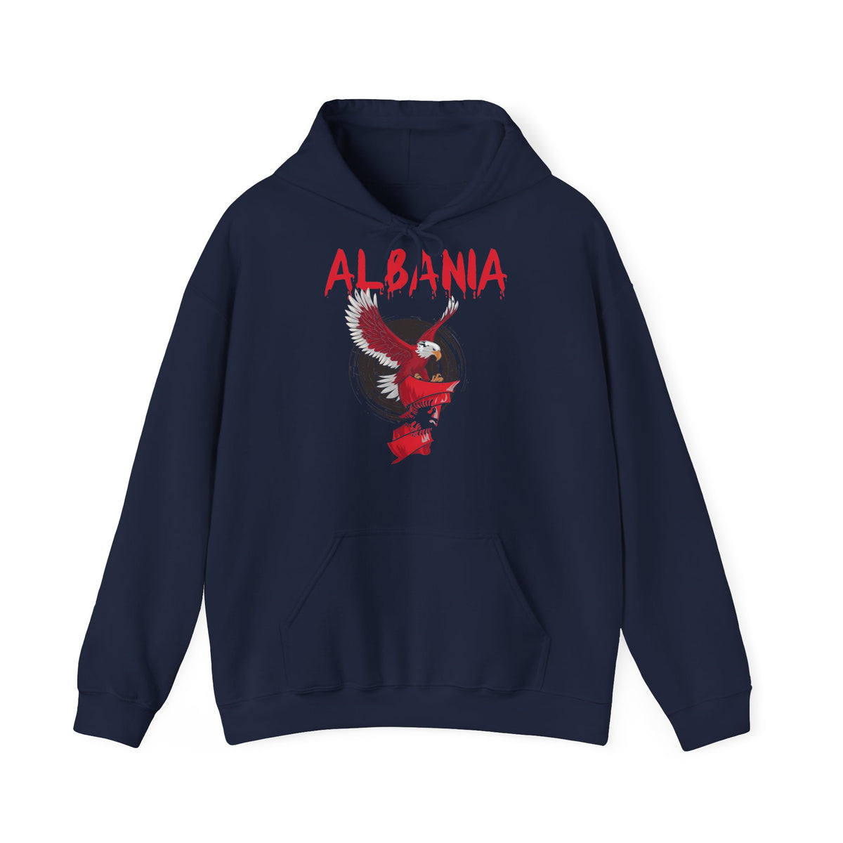 Albania Adler Street Art Urban Flagge - Unisex Hoodie
