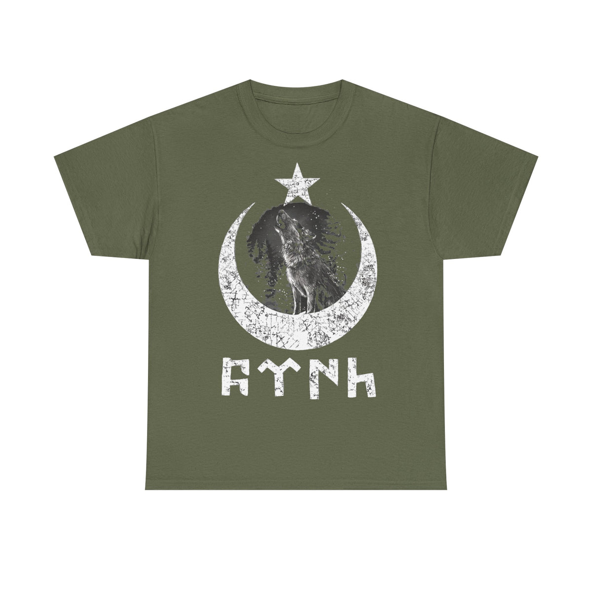 Leyenda Göktürk Turquía Orgullo Lobo Bozkurt Medianoche Idea de regalo - Camiseta unisex