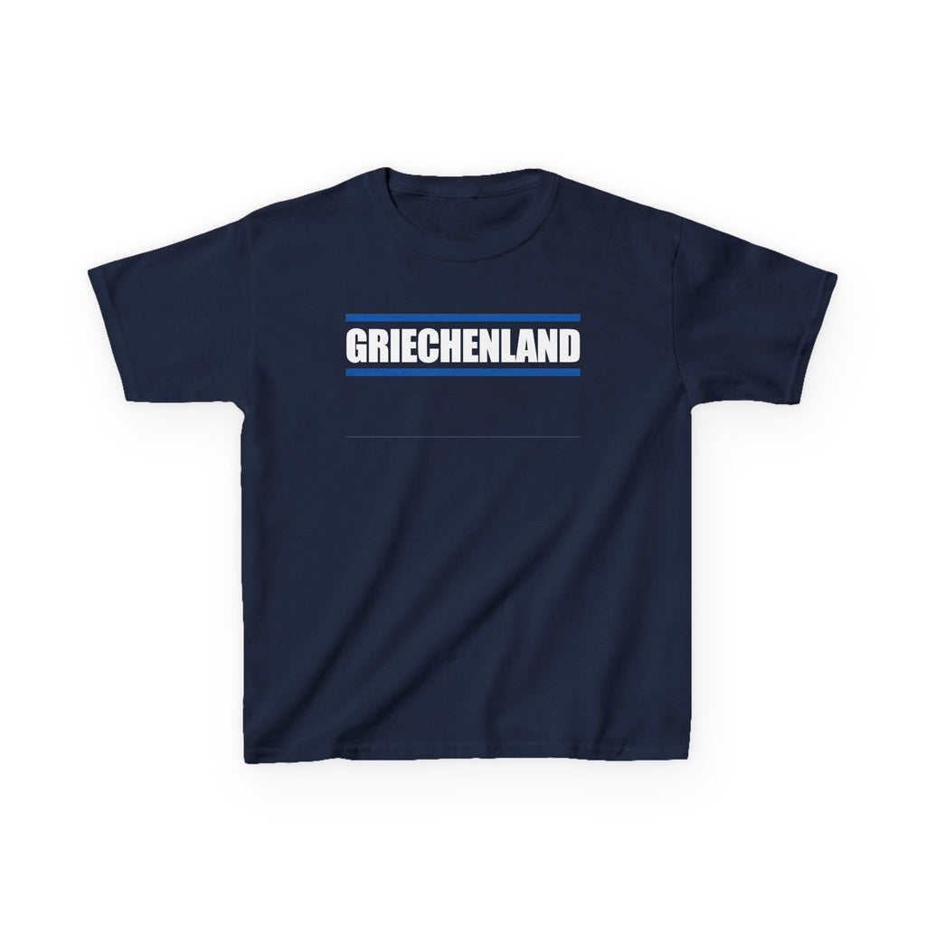 Greece Griechenland Flagge Wappen Heimat Fußball Sport Fan Geschenkidee - Für Kinder & Jugendliche Unisex T-Shirt