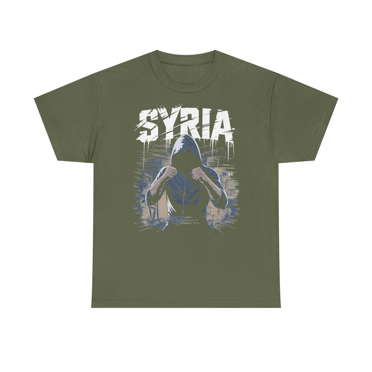 Syria Syrien Hooligan Wappen Flagge Heimat Sport Fußball Fan Geschenkidee - Unisex T-Shirt