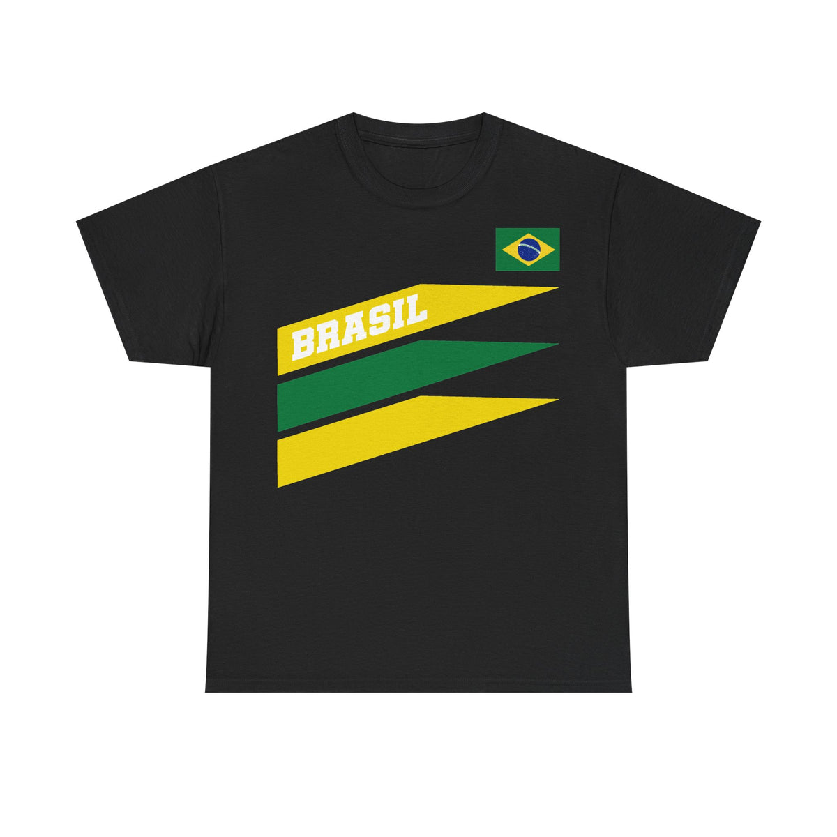 Brazil Brasilien Wappen Flagge Sport Fan Fußball Geschenkidee - Unisex T-Shirt