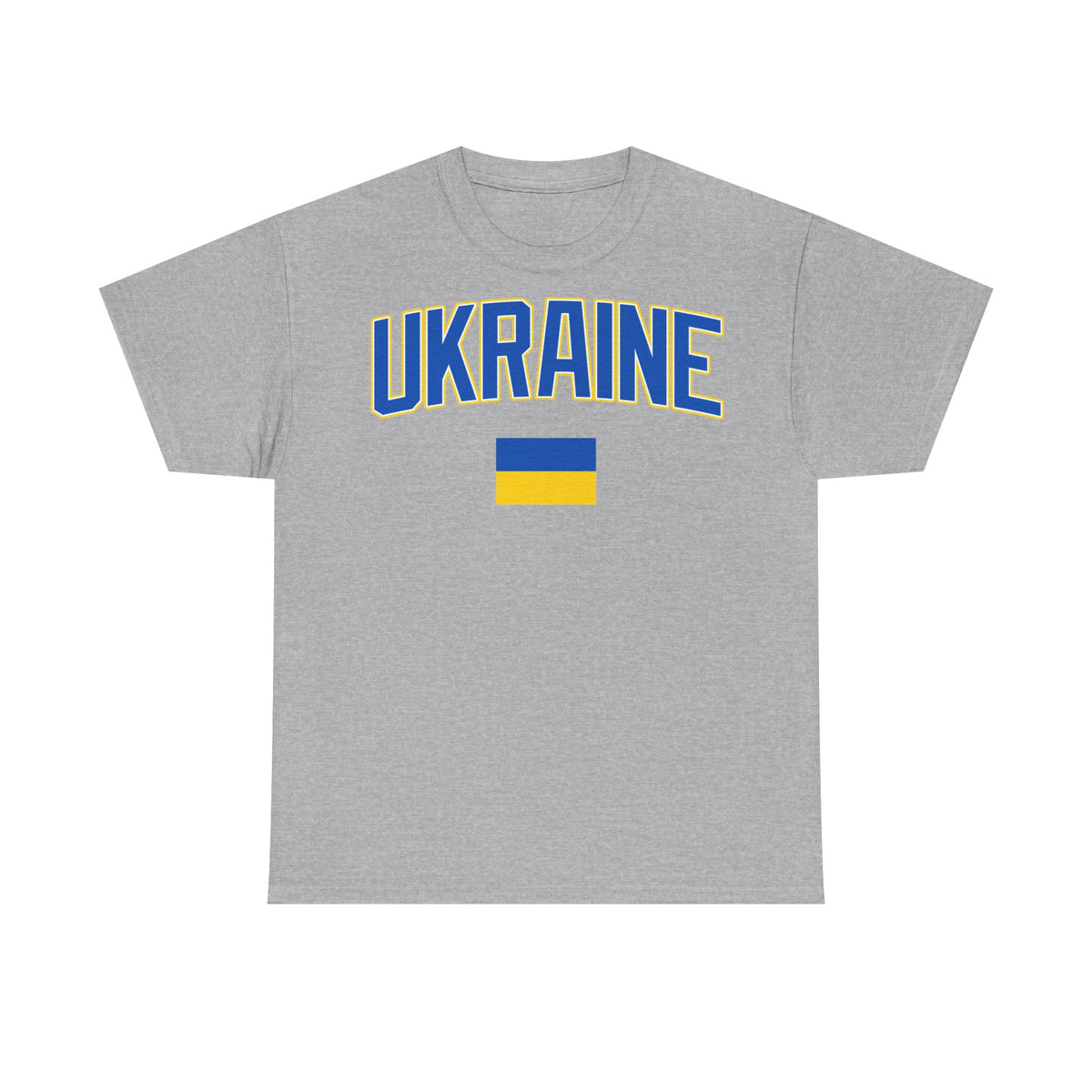 Bandera de Ucrania escudo idea de regalo afición al deporte moda vintage - Camiseta unisex