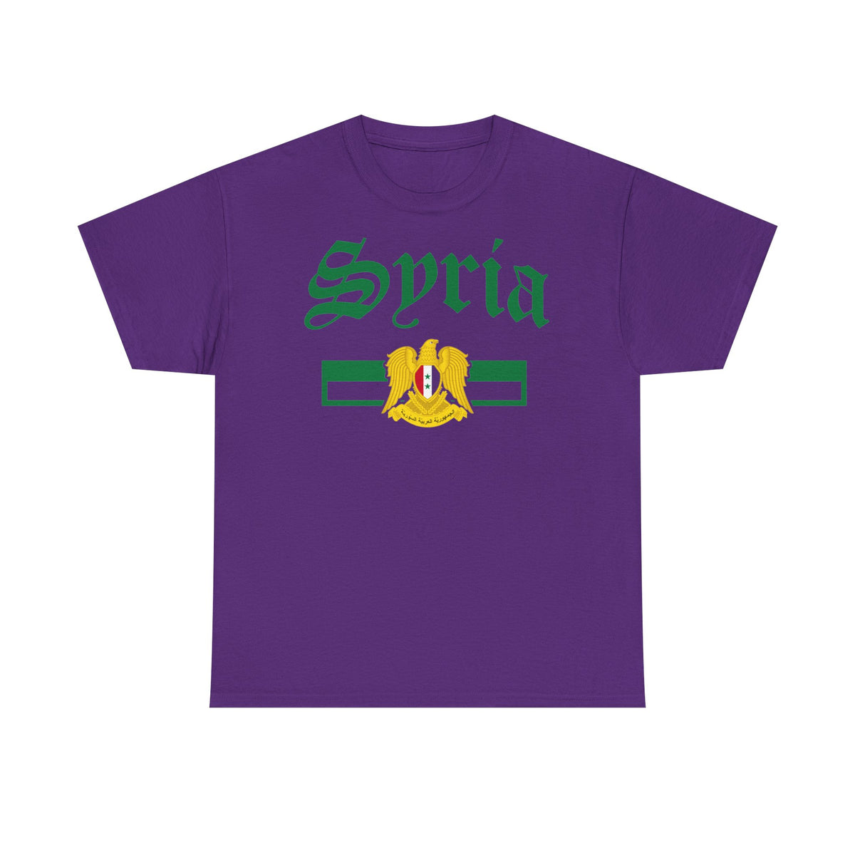 Syria Syrien Wappen Flagge Heimat Sport Fan Geschenkidee - Unisex T-Shirt