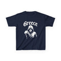 Greece Griechenland Hooligan Flagge Wappen Heimat Fußball Sport Fan Geschenkidee - Für Kinder & Jugendliche Unisex T-Shirt