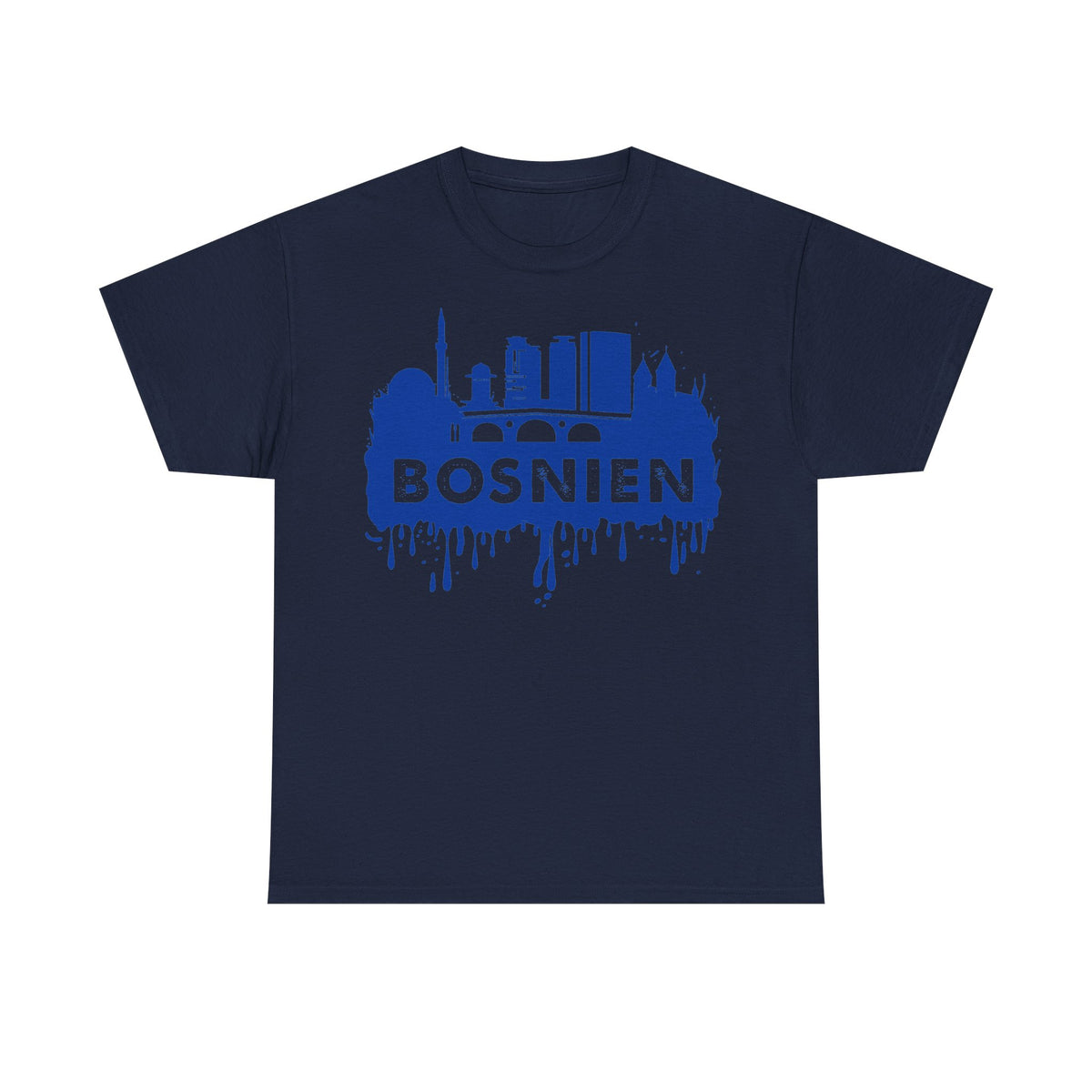 Bosnia escudo bandera orgullo patria aficionado al fútbol idea de regalo - Camiseta unisex