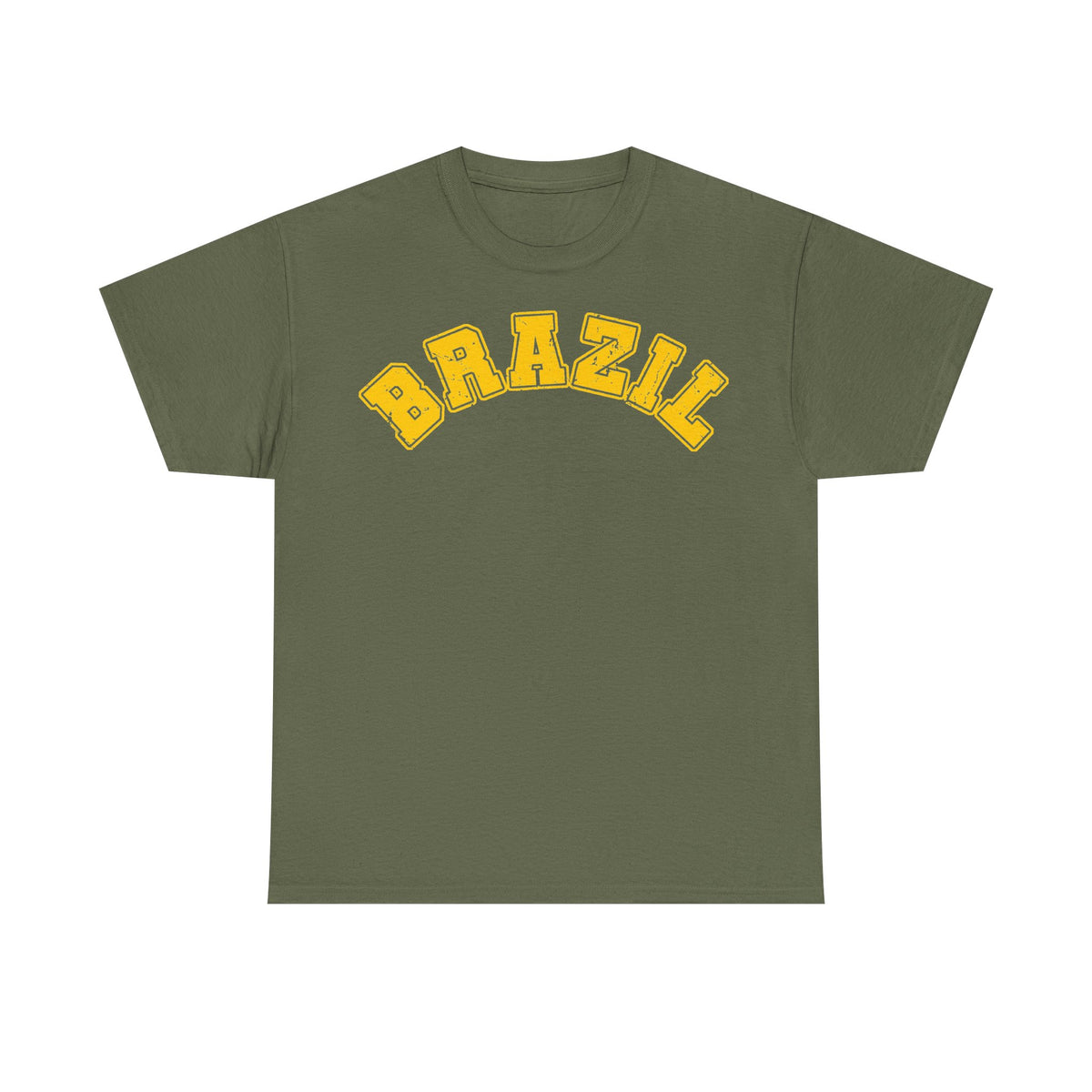 Brazil Brasilien Wappen Flagge Sport Fan Fußball Geschenkidee - Unisex T-Shirt