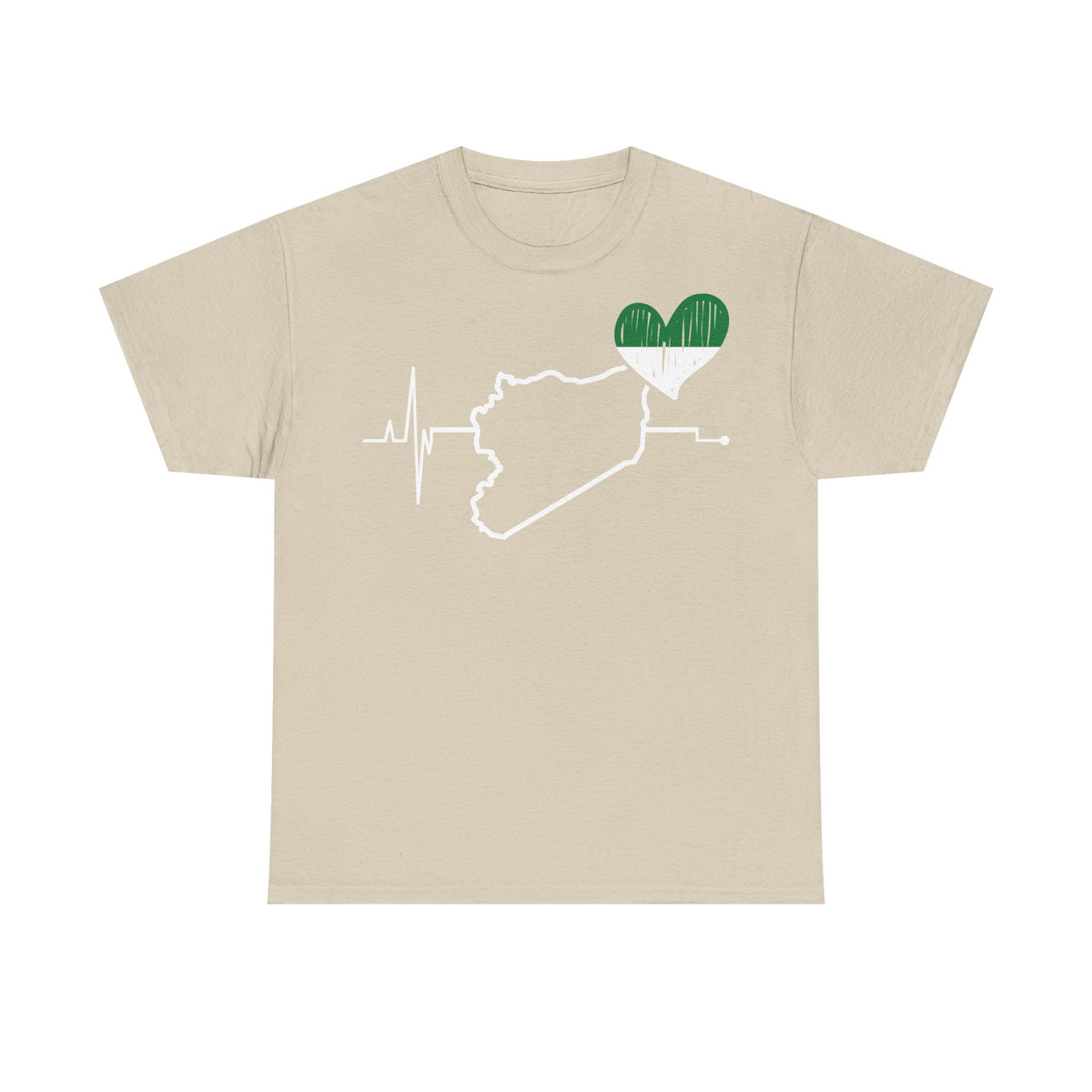 Syria Syrien Wappen Flagge Heimat Sport Fan Geschenkidee - Unisex T-Shirt