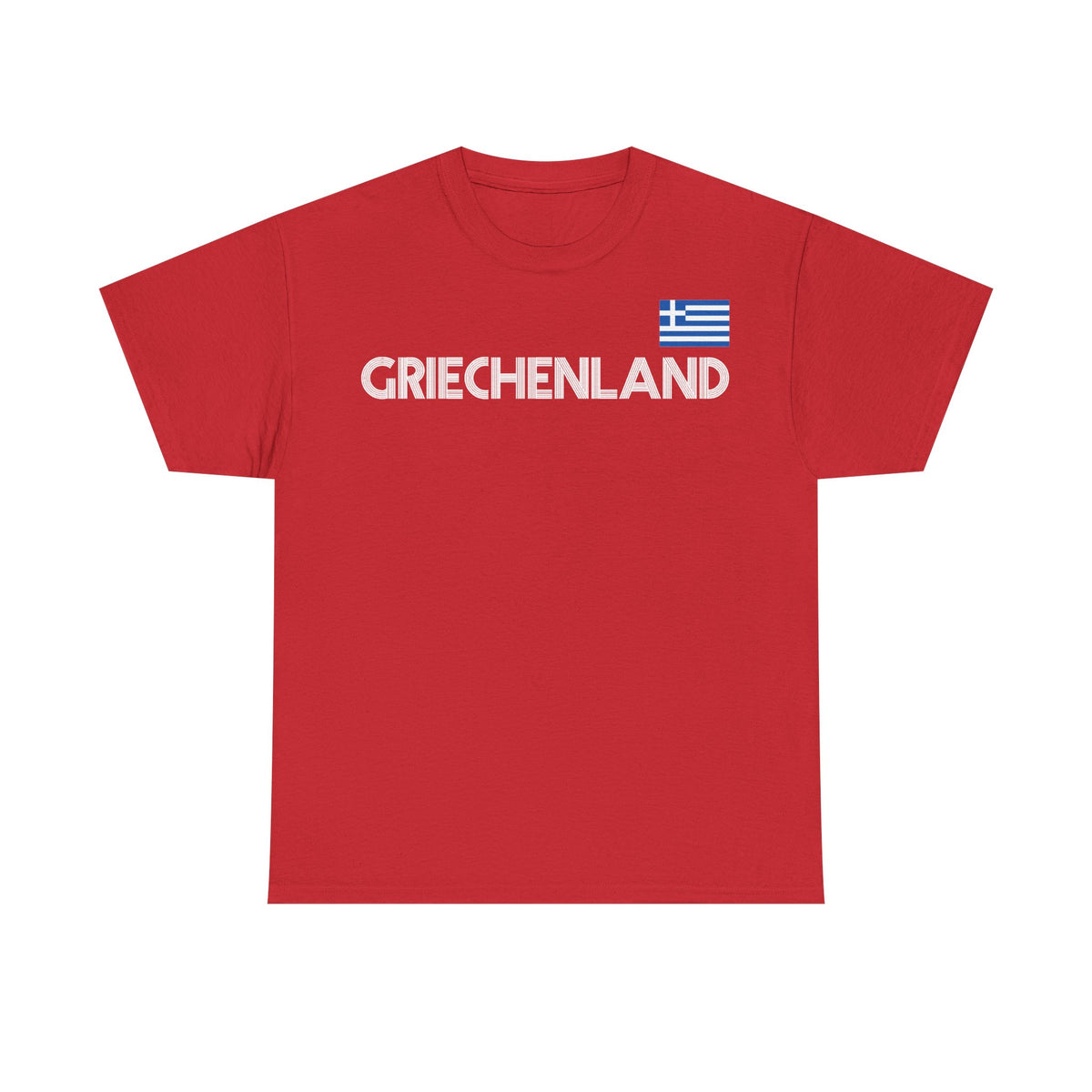 Grecia Grecia Bandera Escudo Patria Fútbol Deporte Aficionado Idea de regalo - Camiseta unisex