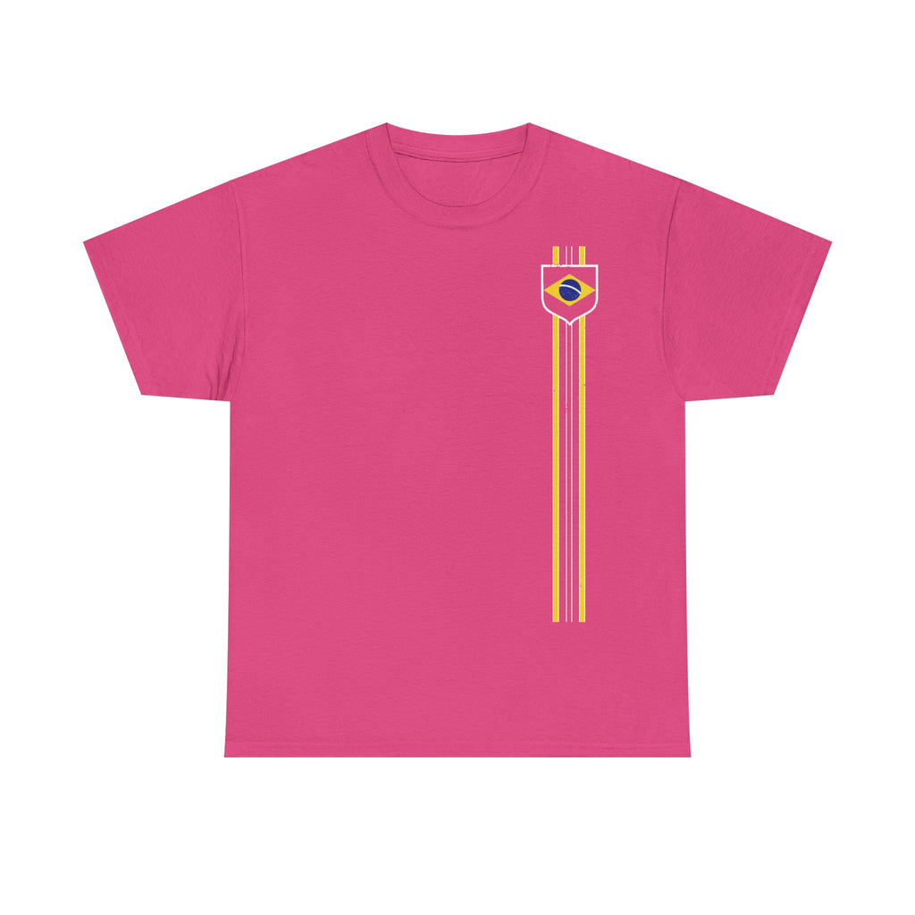 Brazil Brasilien Wappen Flagge Sport Fan Fußball Geschenkidee - Unisex T-Shirt