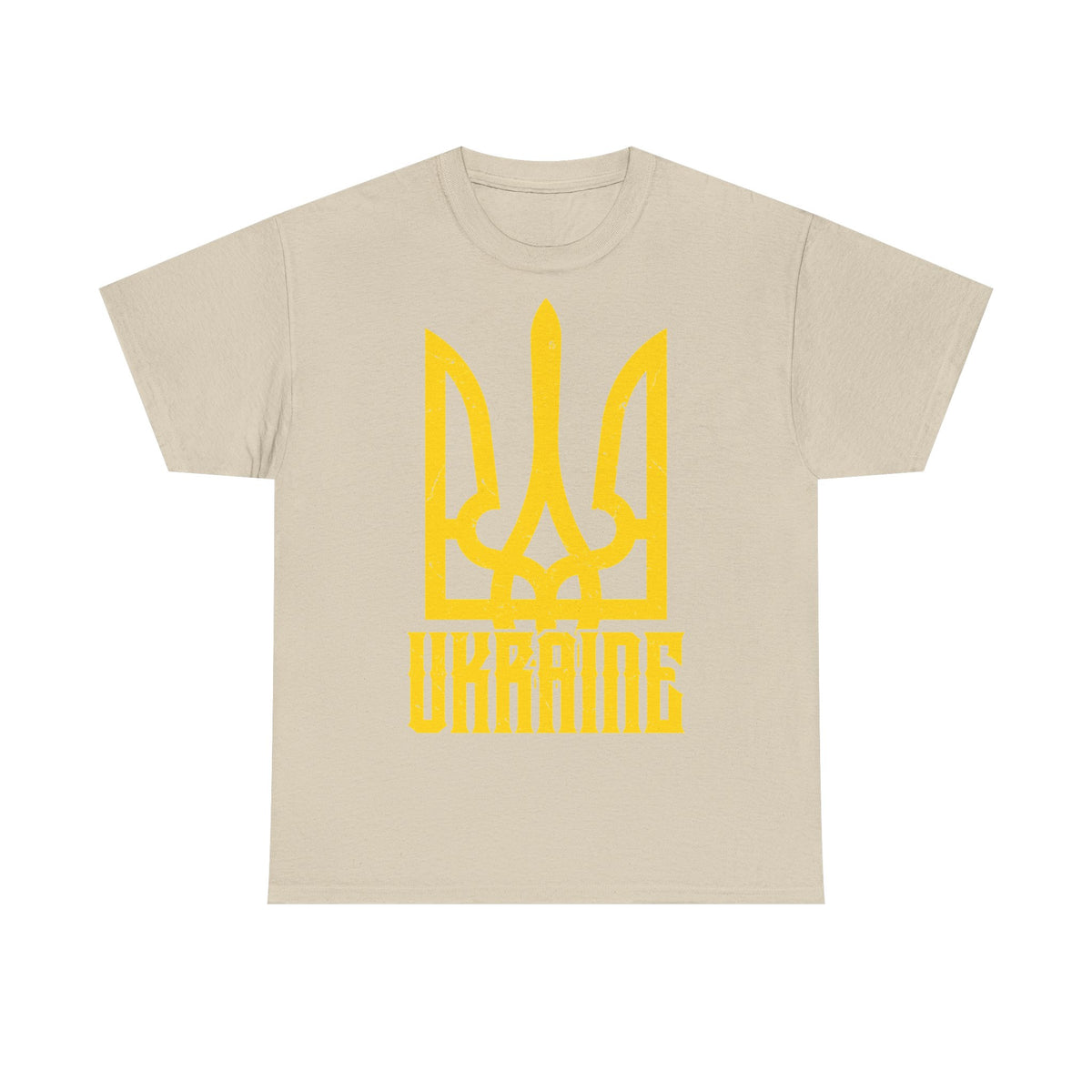 Bandiera e stemma dell'Ucraina Idea regalo Sport Tifoso Moda Vintage - T-shirt unisex
