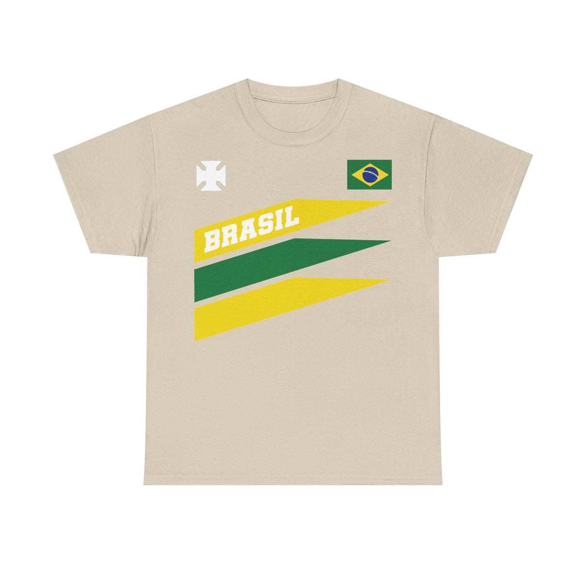 Brazil Brasilien Wappen Flagge Sport Fan Fußball Geschenkidee - Unisex T-Shirt