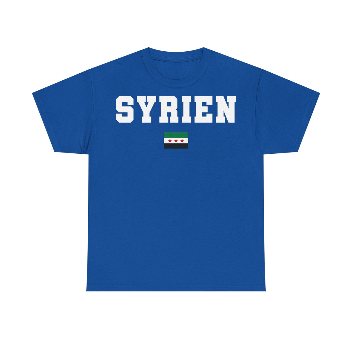 Syria Syrien Wappen Flagge Heimat Sport Fan Geschenkidee - Unisex T-Shirt