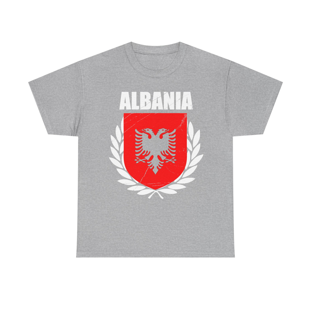 Camiseta unisex de Albania, escudo albanés, bandera, águila, fútbol, aficionado, deporte
