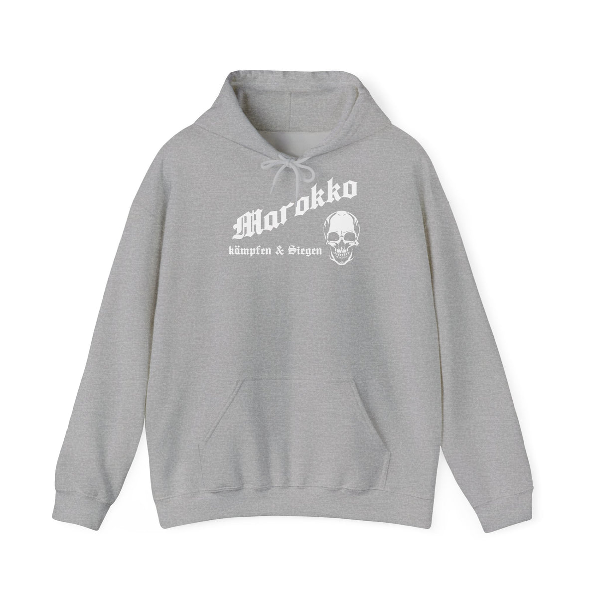 Stemma del Marocco Bandiera del Marocco Orgoglio Tifoso di calcio Sport Idea regalo - Felpa con cappuccio unisex