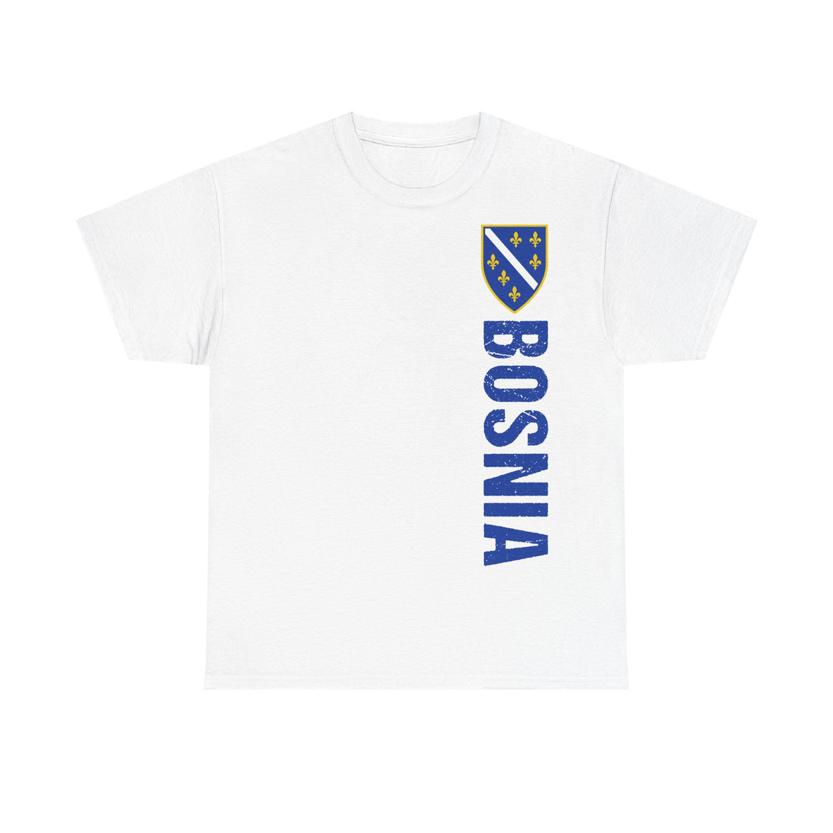 Bosnia escudo bandera orgullo patria aficionado al fútbol idea de regalo - Camiseta unisex