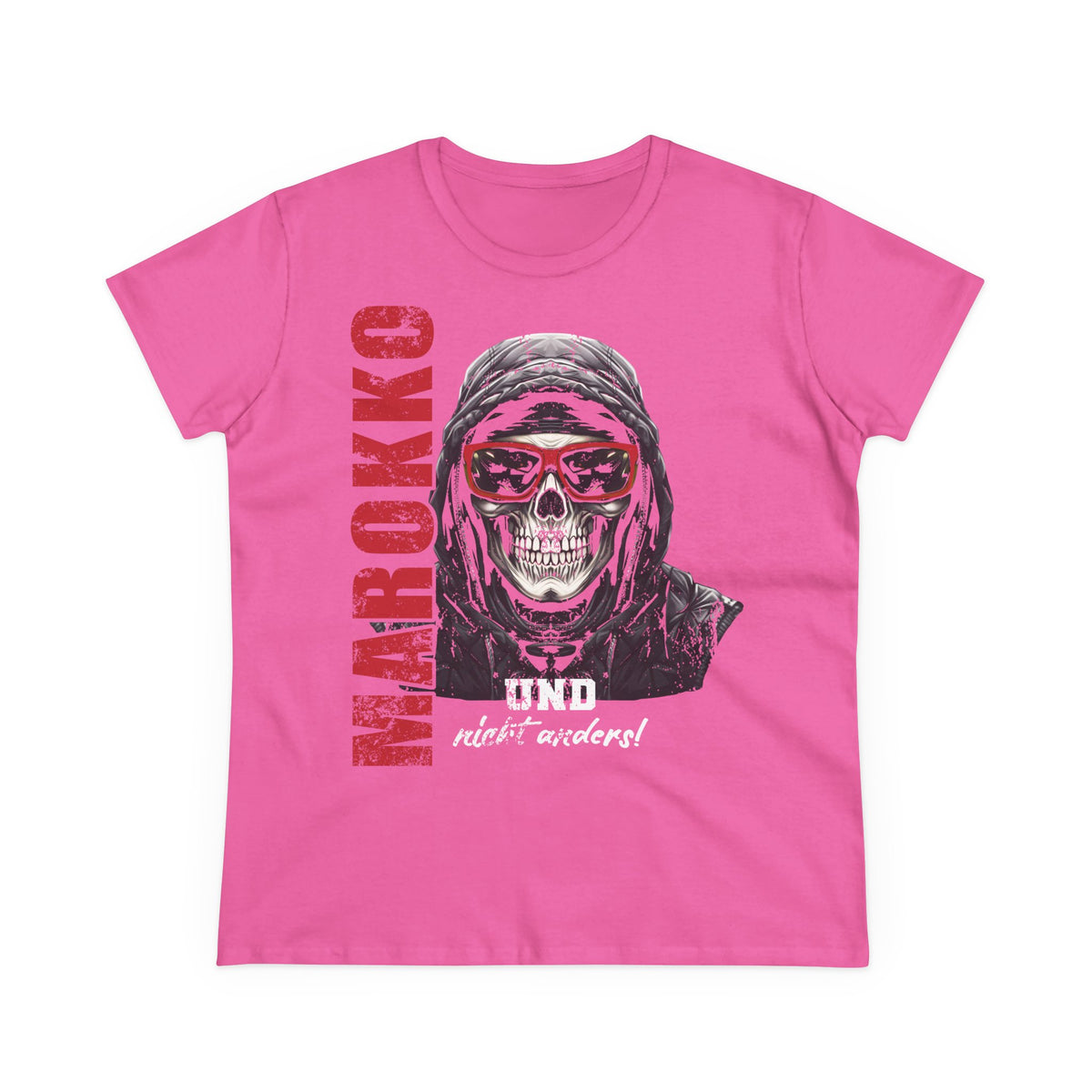 Escudo de Marruecos, bandera de Marruecos, orgullo, aficionada al fútbol y al deporte, idea de regalo - Camiseta para mujer