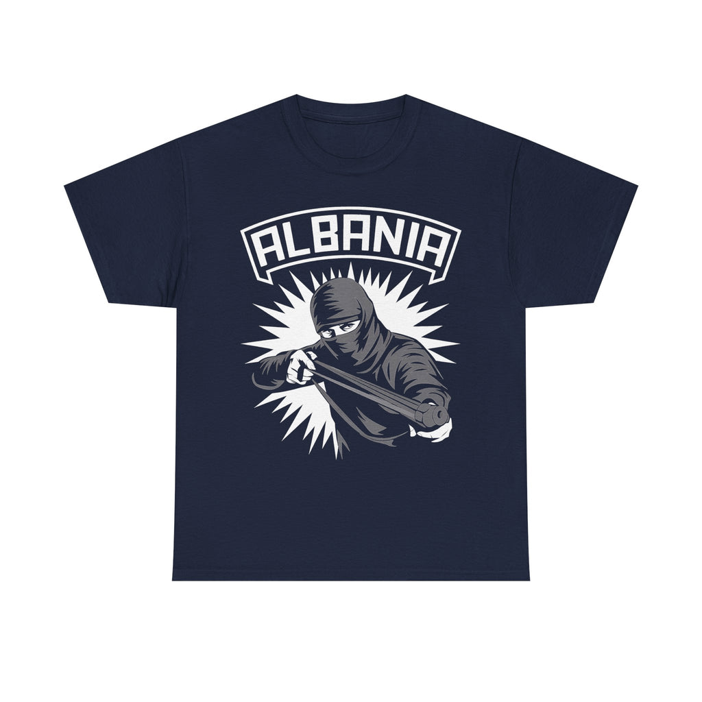 Albania Hooligan Wappen Shqiptar Flagge Adler Fußball Fan Sport - Unisex T Shirt