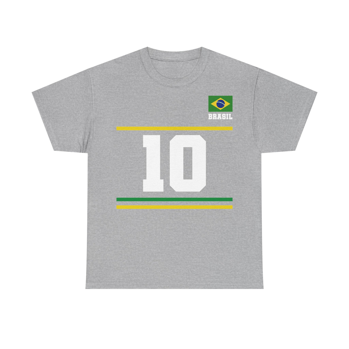 Brazil Brasilien Wappen Flagge Sport Fan Fußball Geschenkidee - Unisex T-Shirt