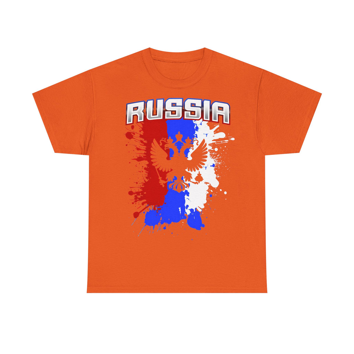 Rusia Rusia Moscú águila bandera escudo regalo deporte aficionado moda - Camiseta unisex