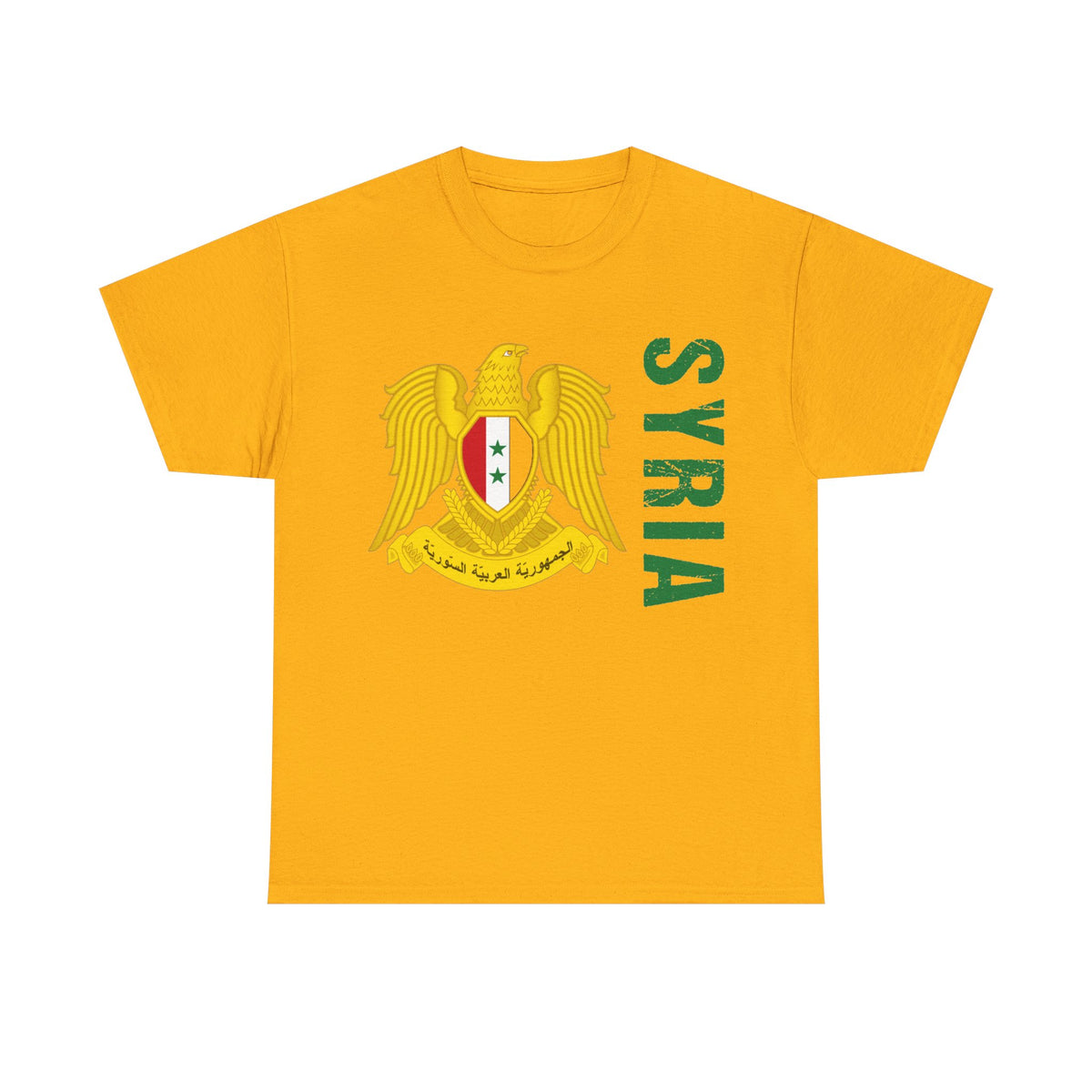 Syria Syrien Wappen Flagge Heimat Sport Fan Geschenkidee - Unisex T-Shirt