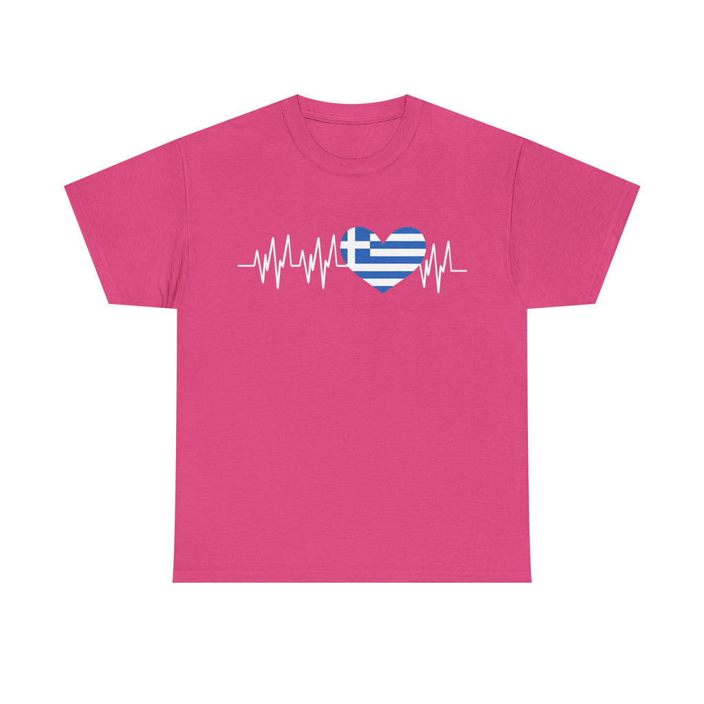 Greece Griechenland Flagge Wappen Heimat Fußball Sport Fan Geschenkidee - Unisex T-Shirt