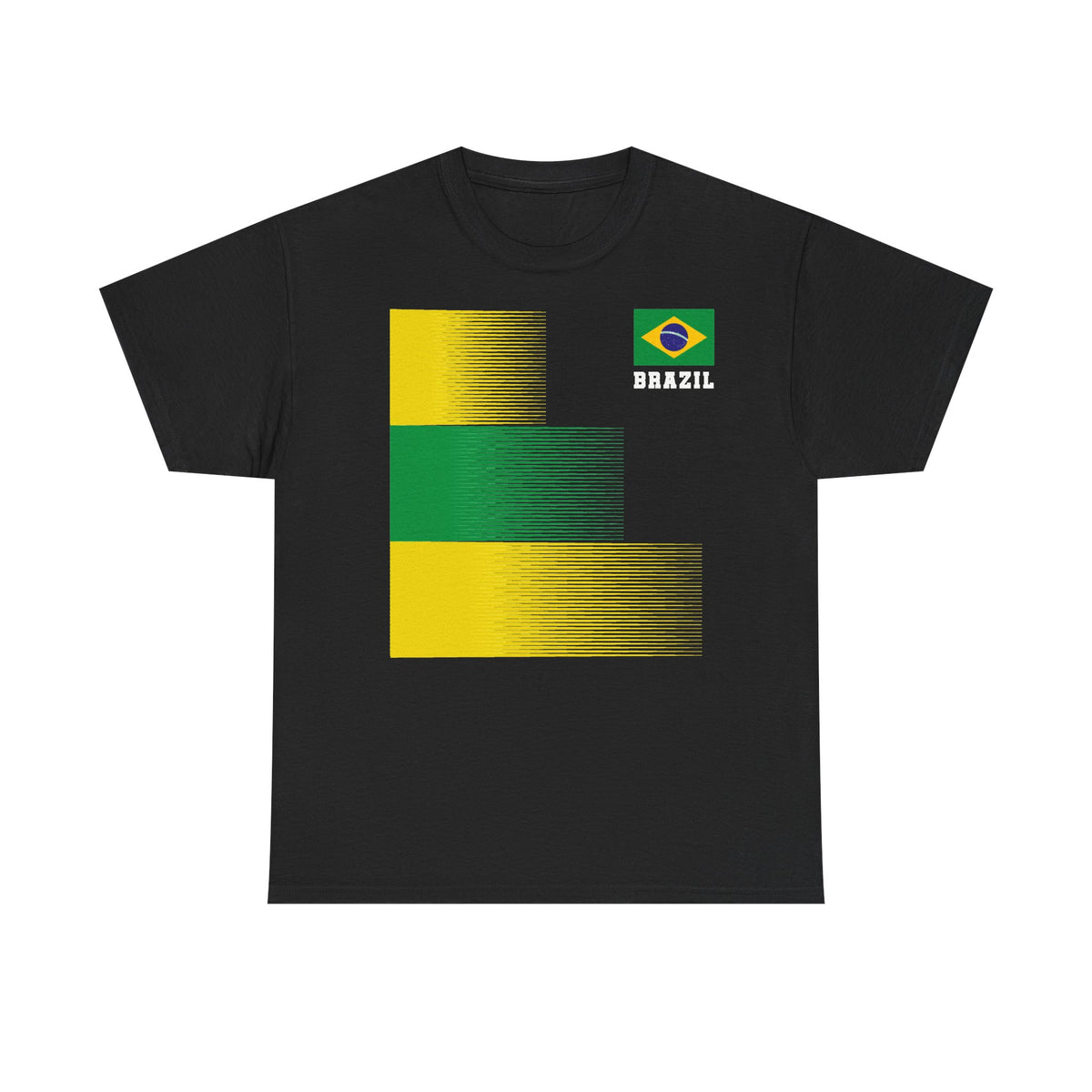 Brazil Brasilien Wappen Flagge Sport Fan Fußball Geschenkidee - Unisex T-Shirt