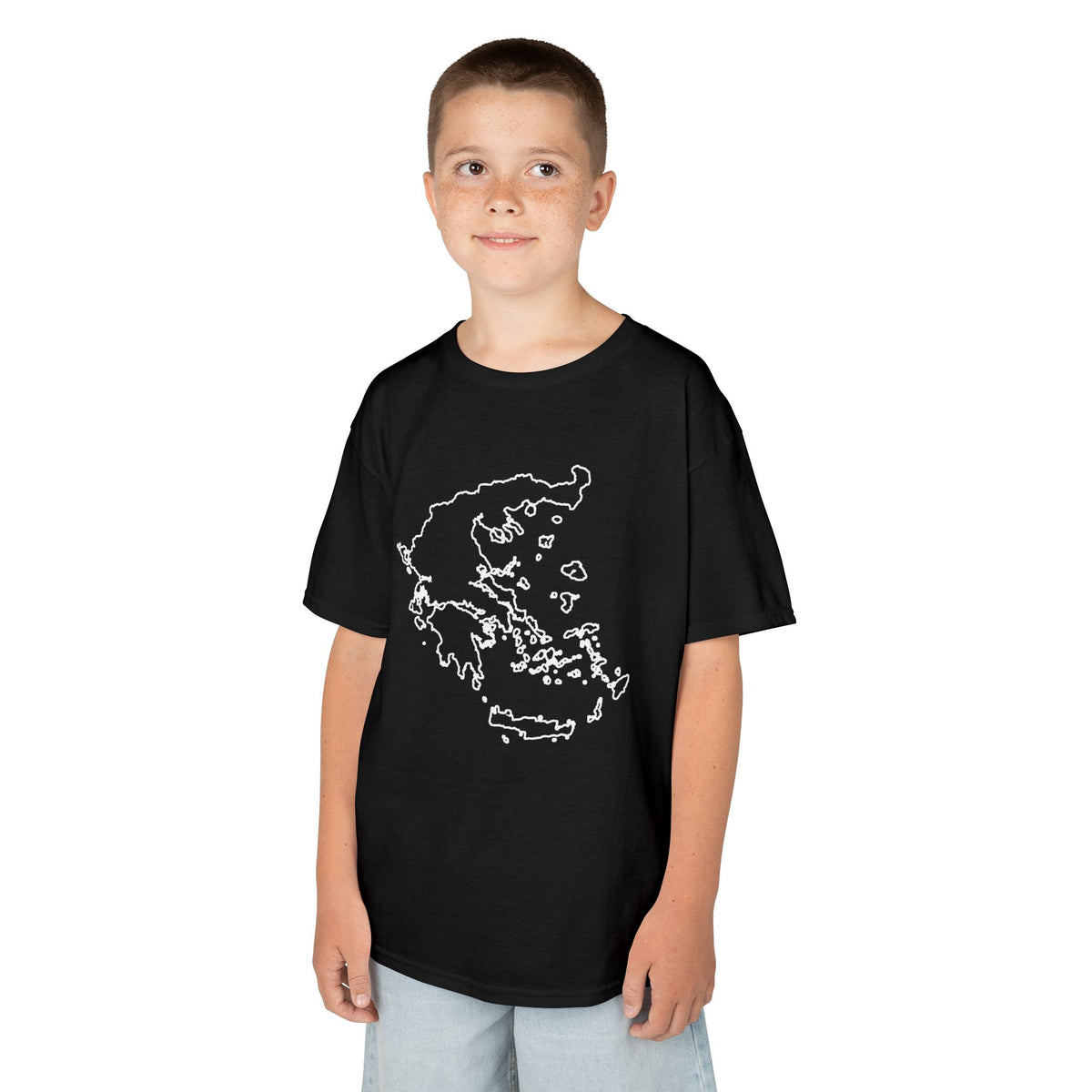 Greece Griechenland Flagge Wappen Heimat Fußball Sport Fan Geschenkidee - Für Kinder & Jugendliche Unisex T-Shirt
