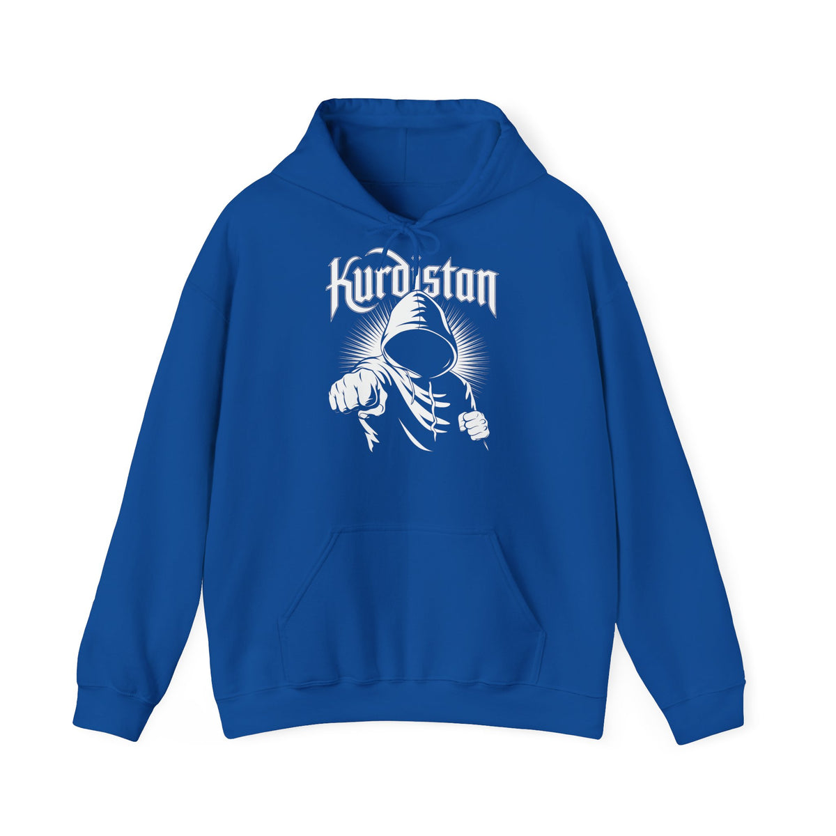 Kurdistan hooligan patria orgoglio stemma bandiera sport calcio tifoso regalo - Felpa con cappuccio unisex