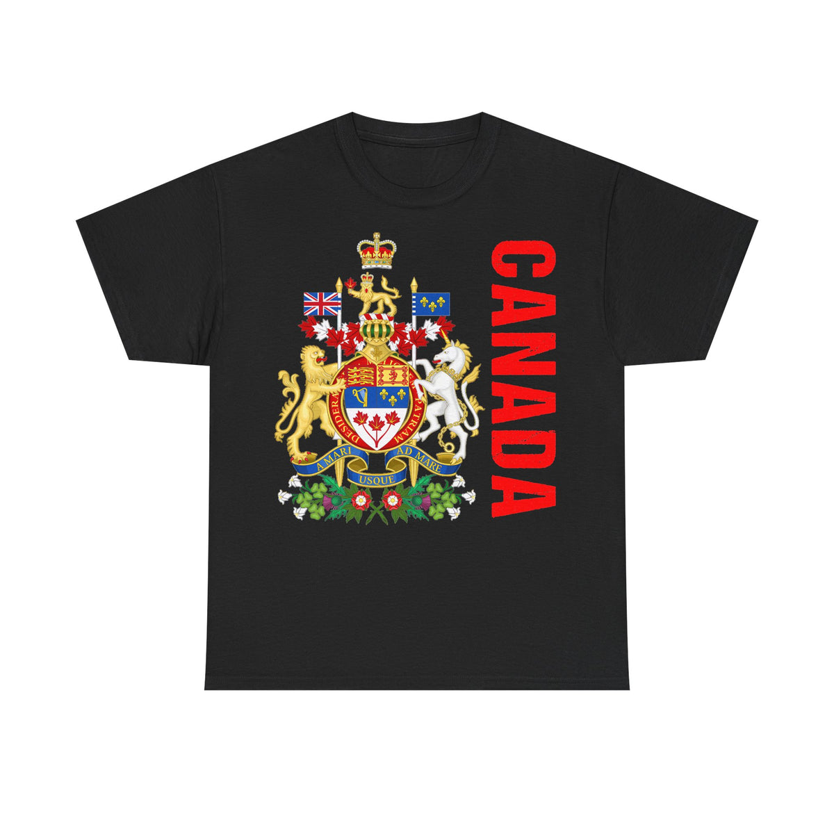 Canada Kanada Wappen Flagge Fan Sport Fußball Geschenkidee - Unisey T-Shirt