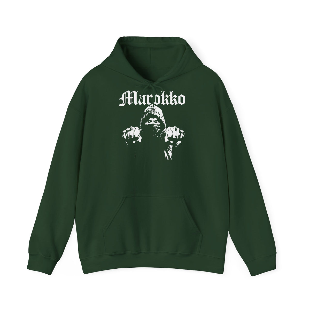 Stemma del Marocco Bandiera del Marocco Orgoglio Tifoso di calcio Sport Idea regalo - Felpa con cappuccio unisex