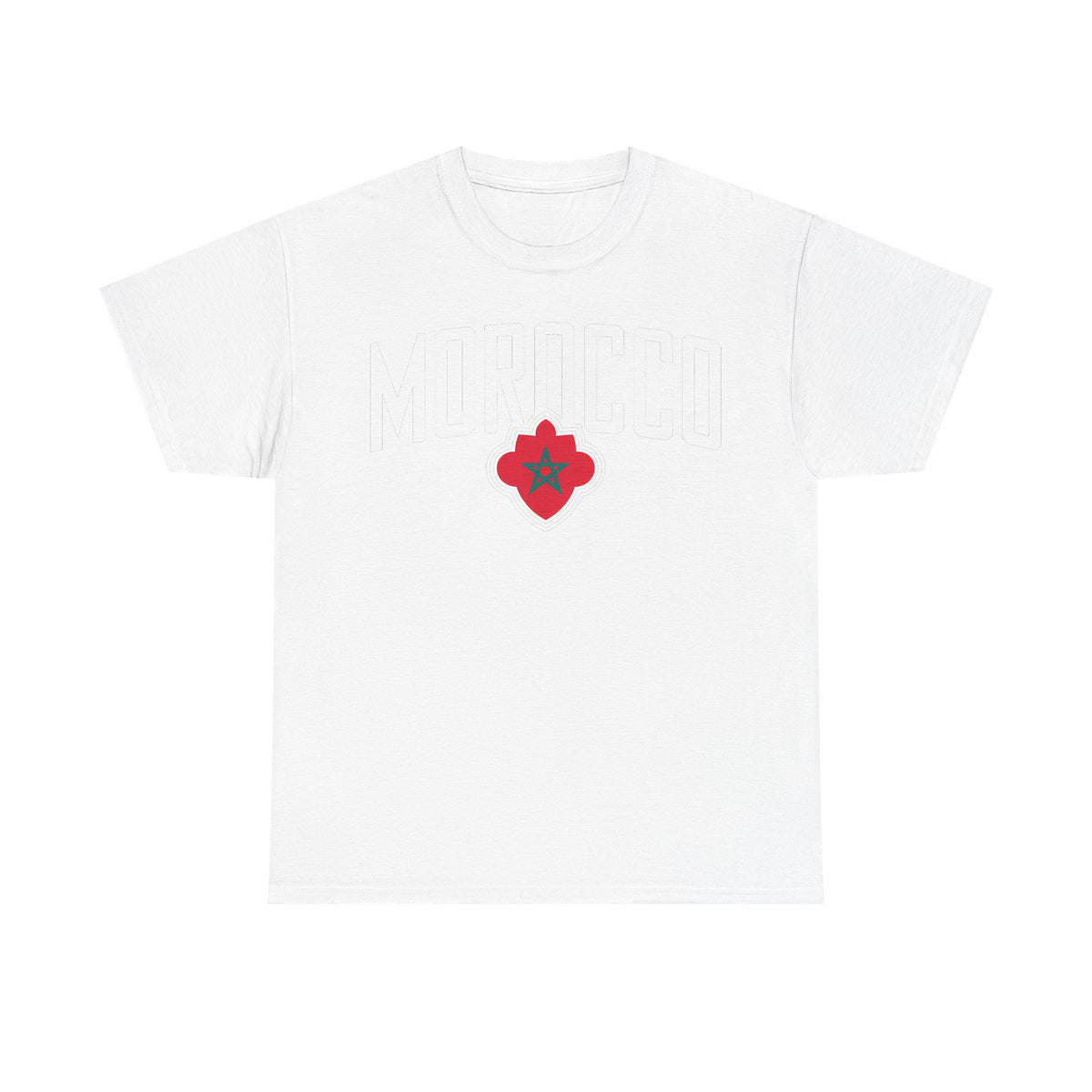 Escudo de hooligan de Marruecos Bandera de Marruecos Fútbol Aficionado Deporte Idea de regalo - Camiseta unisex